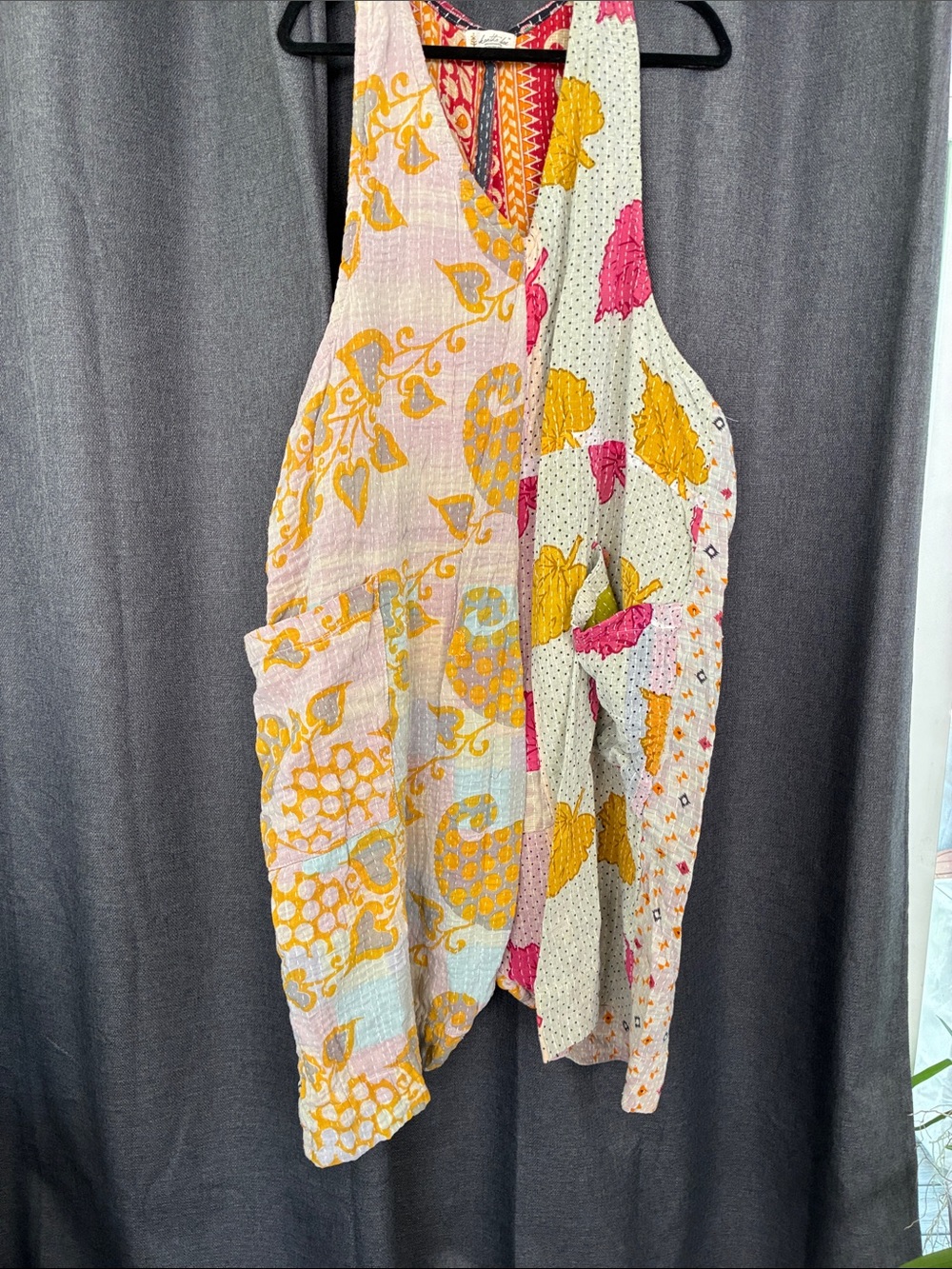 Lightweight Pink & Yellow Floral shortie jumpsuit